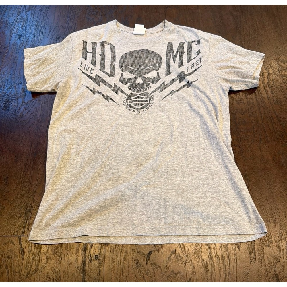 Harley Davidson North Carolina Gray T Shirt